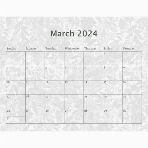 2024 Weathered Floral Calendar By Catvinnat Jun 2024