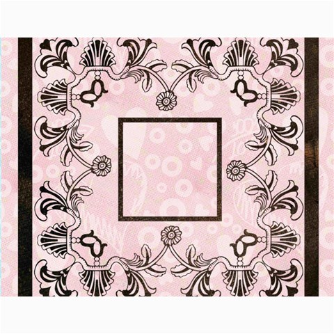 2024 Art Nouveau 100% Love Pastel Pink Calendar By Catvinnat Nov 2024