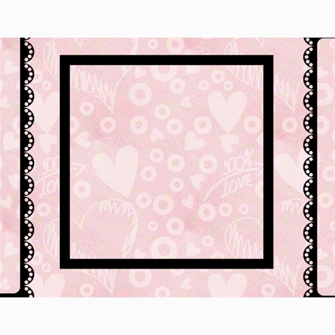 2024 Art Nouveau 100% Love Pastel Pink Calendar By Catvinnat Sep 2024