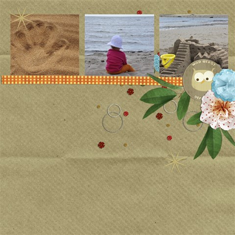 Wild By Elfie 12 x12  Scrapbook Page - 1