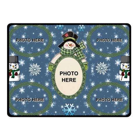 Snow Days Small Blanket By Joy Johns 50 x40  Blanket Front