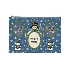 Snow Days large cosmetic bag (7 styles) - Cosmetic Bag (Large)