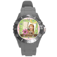 kids - Round Plastic Sport Watch (L)