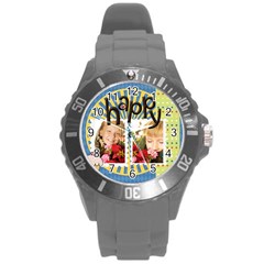 kids - Round Plastic Sport Watch (L)