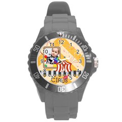 kids - Round Plastic Sport Watch (L)