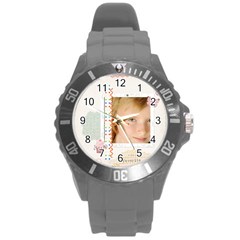 kids - Round Plastic Sport Watch (L)