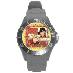 kids - Round Plastic Sport Watch (L)