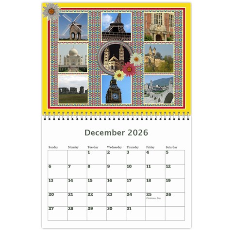 My Picture Calendar (any Year) By Deborah Dec 2025
