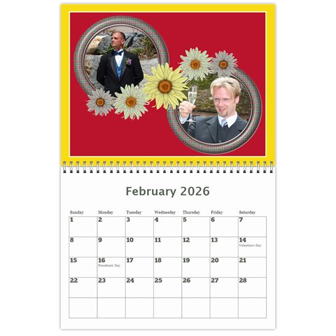 My Picture Calendar (any Year) By Deborah Feb 2025