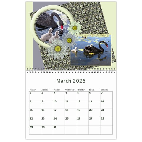 My Picture Calendar (any Year) By Deborah Mar 2025