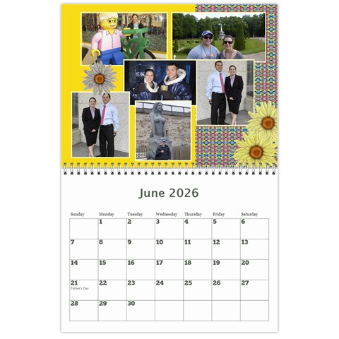 My Picture Calendar (any Year) By Deborah Jun 2025