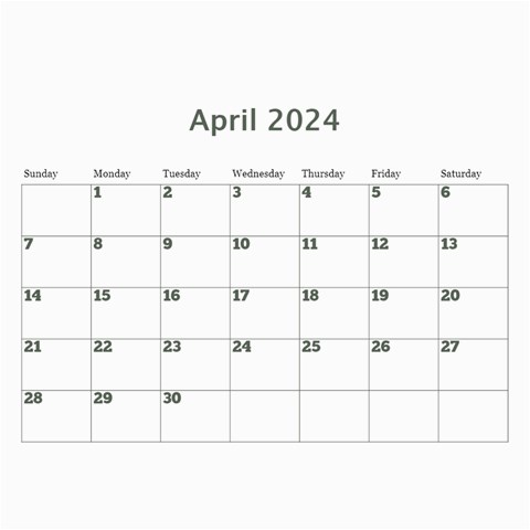 My Picture Calendar (any Year) By Deborah Aug 2024
