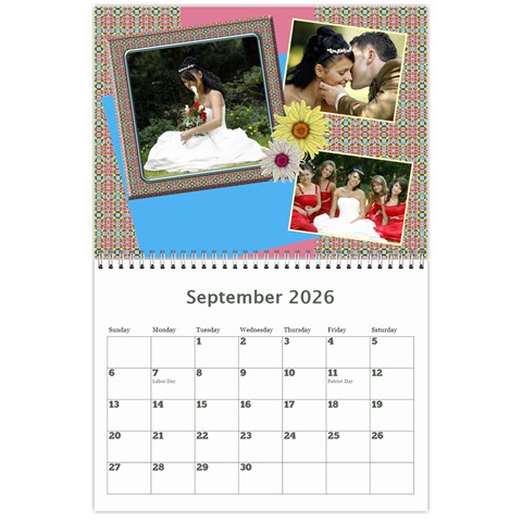 My Picture Calendar (any Year) By Deborah Sep 2025