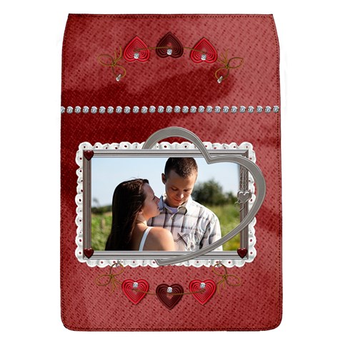 Love Removable Flap Cover For Large Messenger Bag By Lil Front