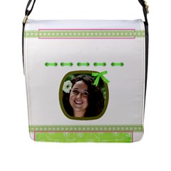 Princess Flap closure Messenger Bag2 (Large) - Flap Closure Messenger Bag (L)