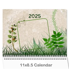 2025 Green 12 Month Wall Calendar - Wall Calendar 11 x 8.5 (12-Months) 2025 Green 12 Month Wall Calendar - Wall Calendar 11 x 8.5 (12-Months)