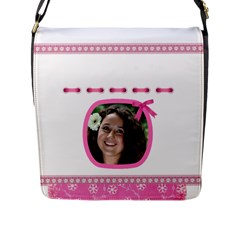 Princess Flap closure Messenger Bag (Large) - Flap Closure Messenger Bag (L)