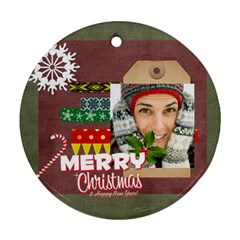 christmas - Ornament (Round)