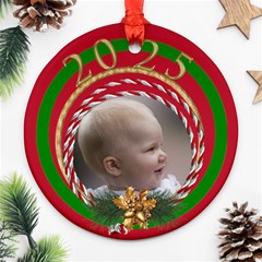 2025 Christmas Round Ornament