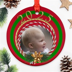 2023 Christmas Round Ornament - Ornament (Round)