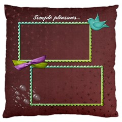 Treasure_Cushion - Large Cushion Case (Two Sides)