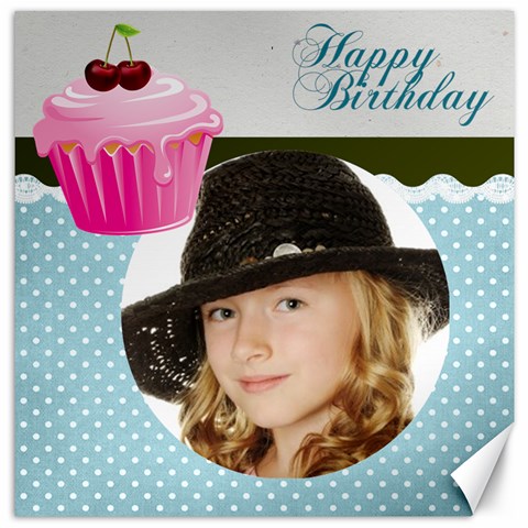 Happy Birthday By Happy Birthday 15.2 x15.41  Canvas - 1