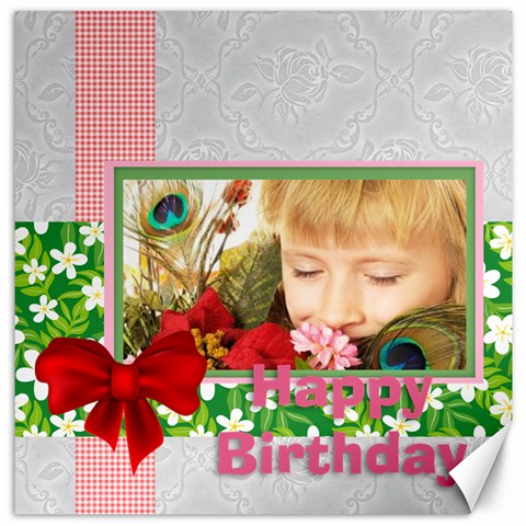 Happy Birthday By Happy Birthday 15.2 x15.41  Canvas - 1