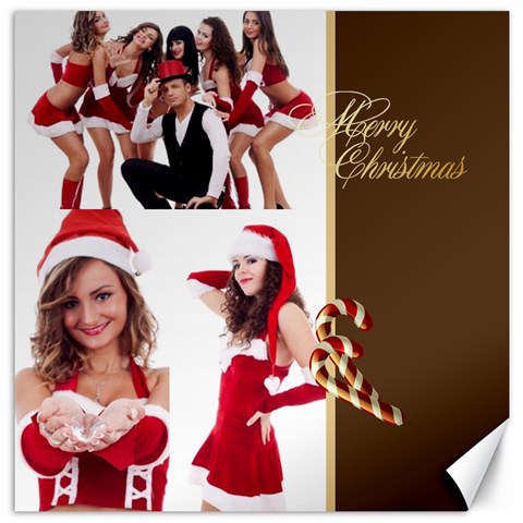 Merry Christmas By Clince 19 x19.27  Canvas - 1