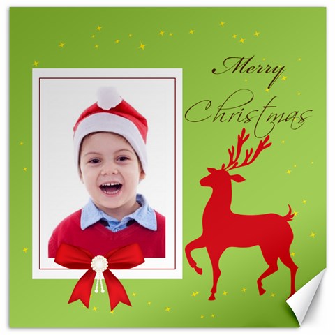 Merry Christmas By Clince 19 x19.27  Canvas - 1