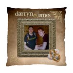 Darryn & James - Standard Cushion Case (One Side)