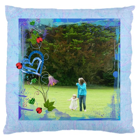 Dandelion Dreams Large Cushion Single Side By Catvinnat Front