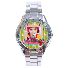 christmas - Stainless Steel Analogue Watch
