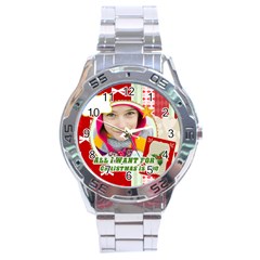 christmas - Stainless Steel Analogue Watch