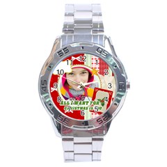 christmas - Stainless Steel Analogue Watch