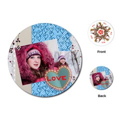 love - Playing Cards Single Design (Round)