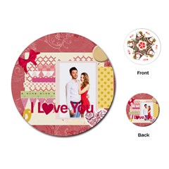 love - Playing Cards Single Design (Round)