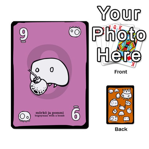 Monsters Deck A By Jim Chaney Front - Spade3