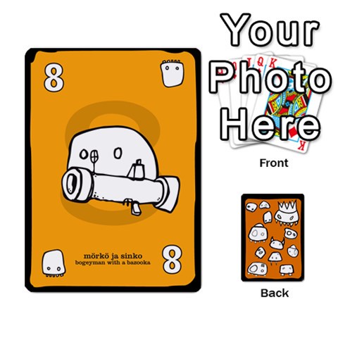 Ace Monsters Deck A By Jim Chaney Front - SpadeA