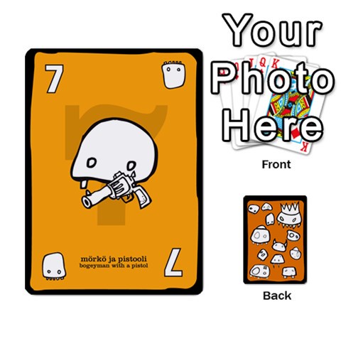 Monsters Deck A By Jim Chaney Front - Heart2