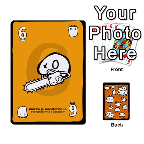 Monsters Deck A By Jim Chaney Front - Heart3