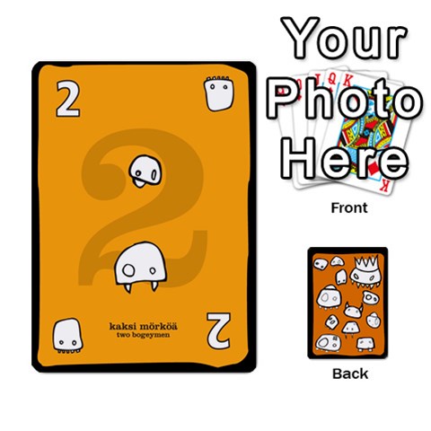 Monsters Deck A By Jim Chaney Front - Heart7