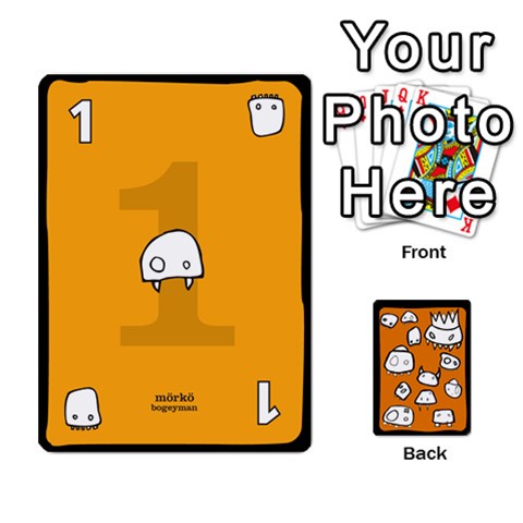 Monsters Deck A By Jim Chaney Front - Heart8