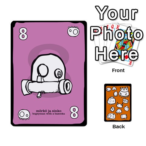 Monsters Deck A By Jim Chaney Front - Spade4