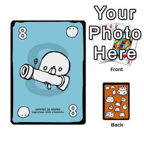 Jack Monsters Deck A By Jim Chaney Front - HeartJ