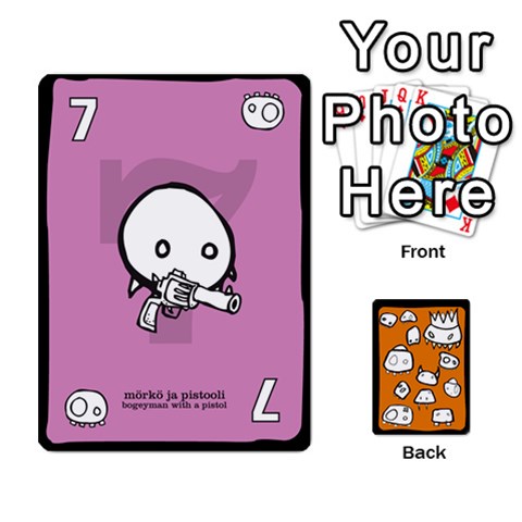 Monsters Deck A By Jim Chaney Front - Spade5