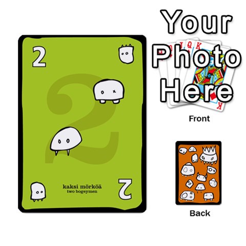 Ace Monsters Deck A By Jim Chaney Front - DiamondA