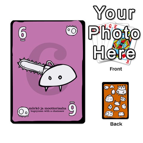Monsters Deck A By Jim Chaney Front - Spade6