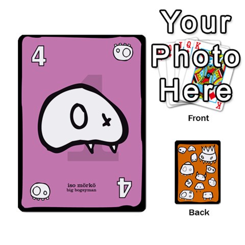 Monsters Deck A By Jim Chaney Front - Spade8