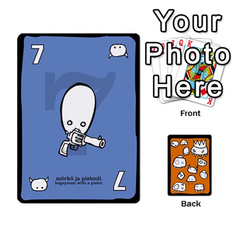 Monsters Deck B By Jim Chaney Front - Spade5