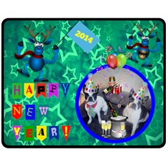 Happy New Year medium blanket 2 - Fleece Blanket (Medium)